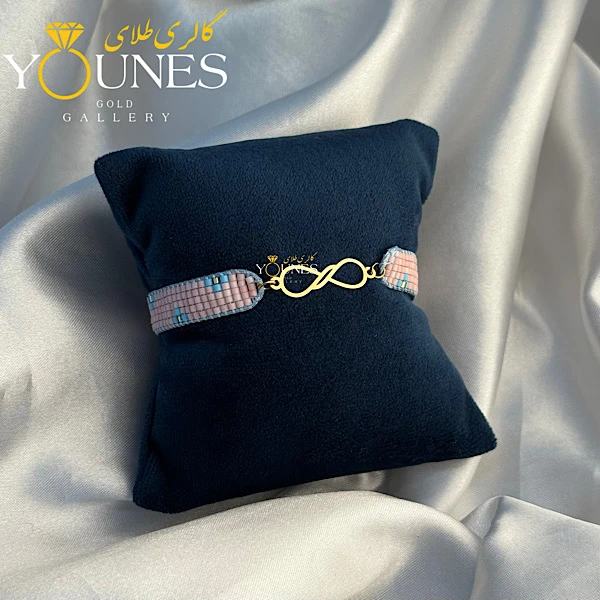 دستبند میوکی بینهایت خطی طلا